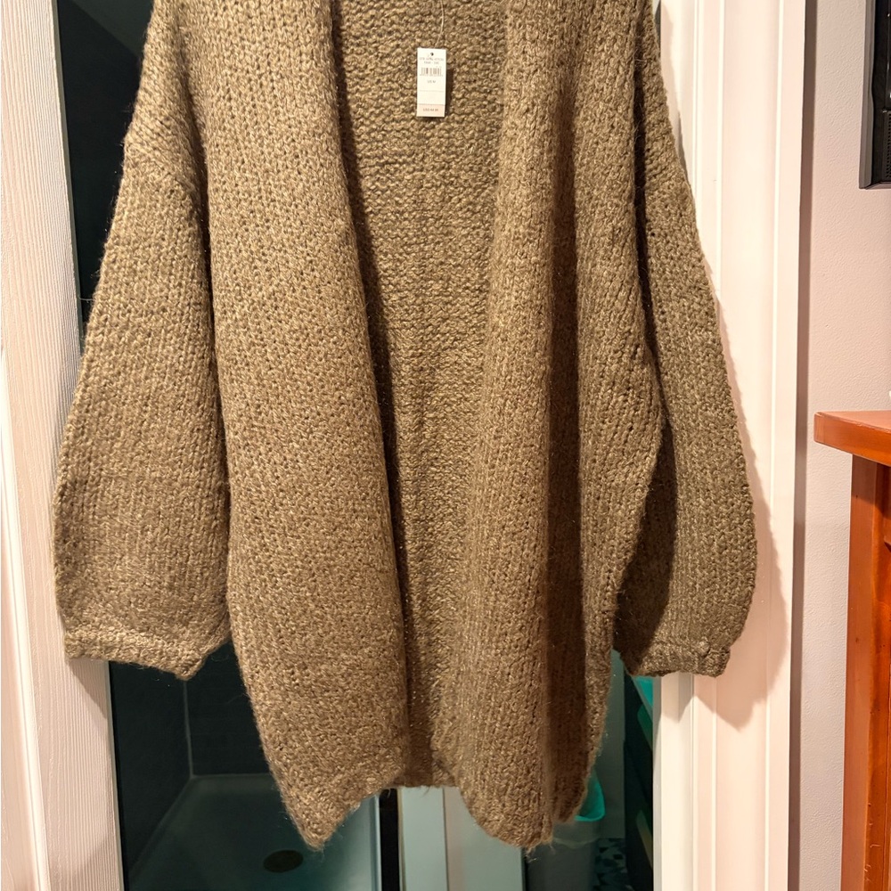 Aerie Tan Women's Cardigan Sweater
